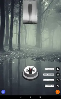 Slender Man Meme Prank Button android App screenshot 1